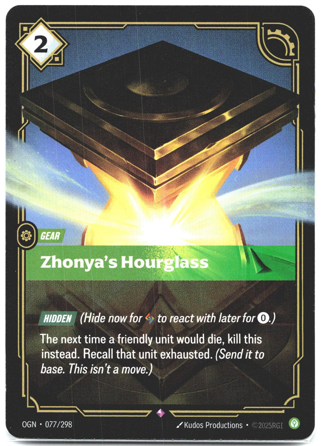077/298 Zhonya's Hourglass Foil Origins