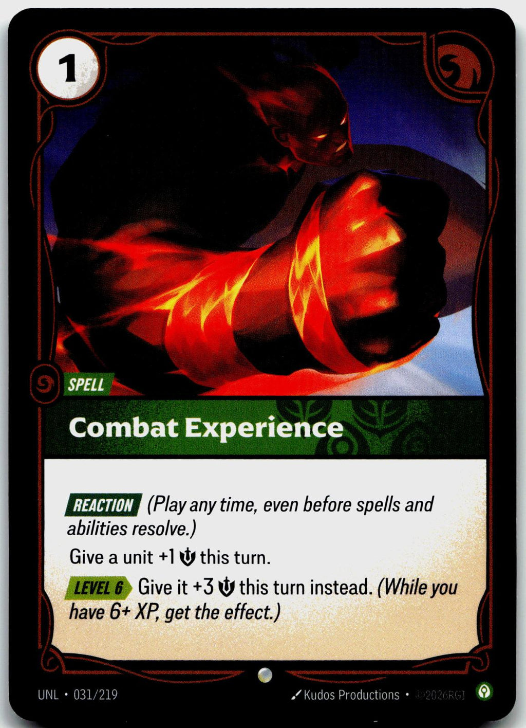 031/219 Combat Experience Unleashed