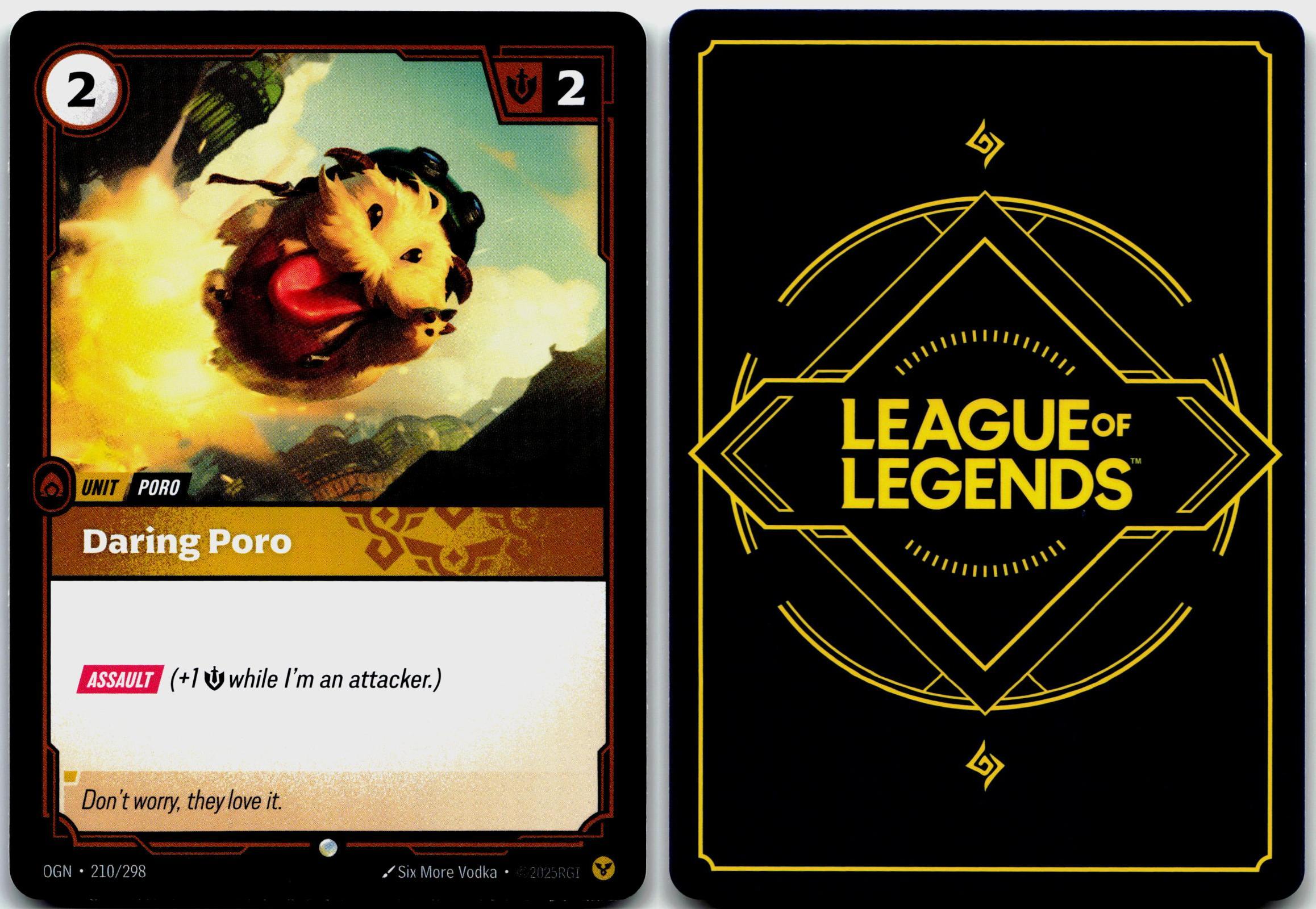 210/298 Daring Poro Origins