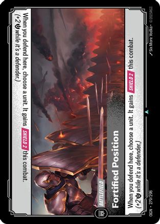 279/298 Fortified Position Origins