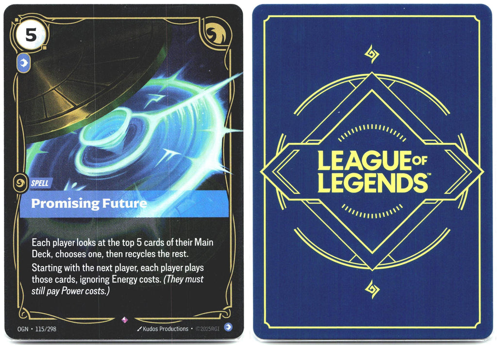 115/298 Promising Future Foil Origins