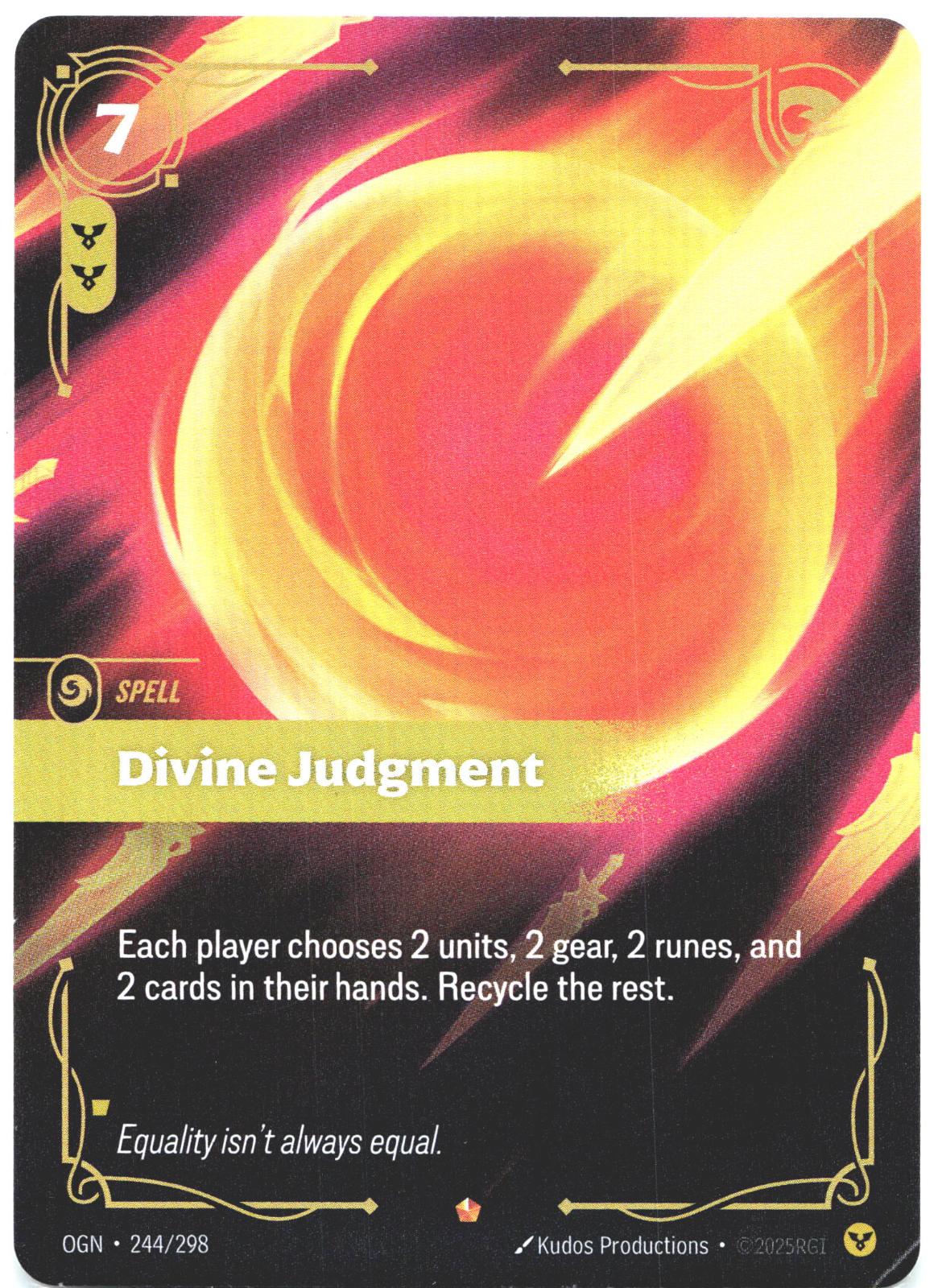 244/298 Divine Judgment Foil Origins