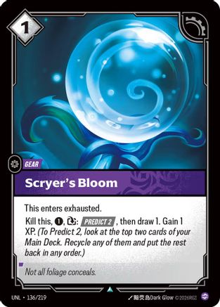 136/219 Scryer's Bloom Unleashed