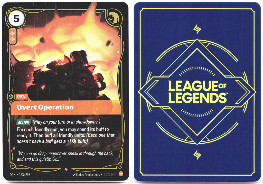 153/298 Overt Operation Foil Origins