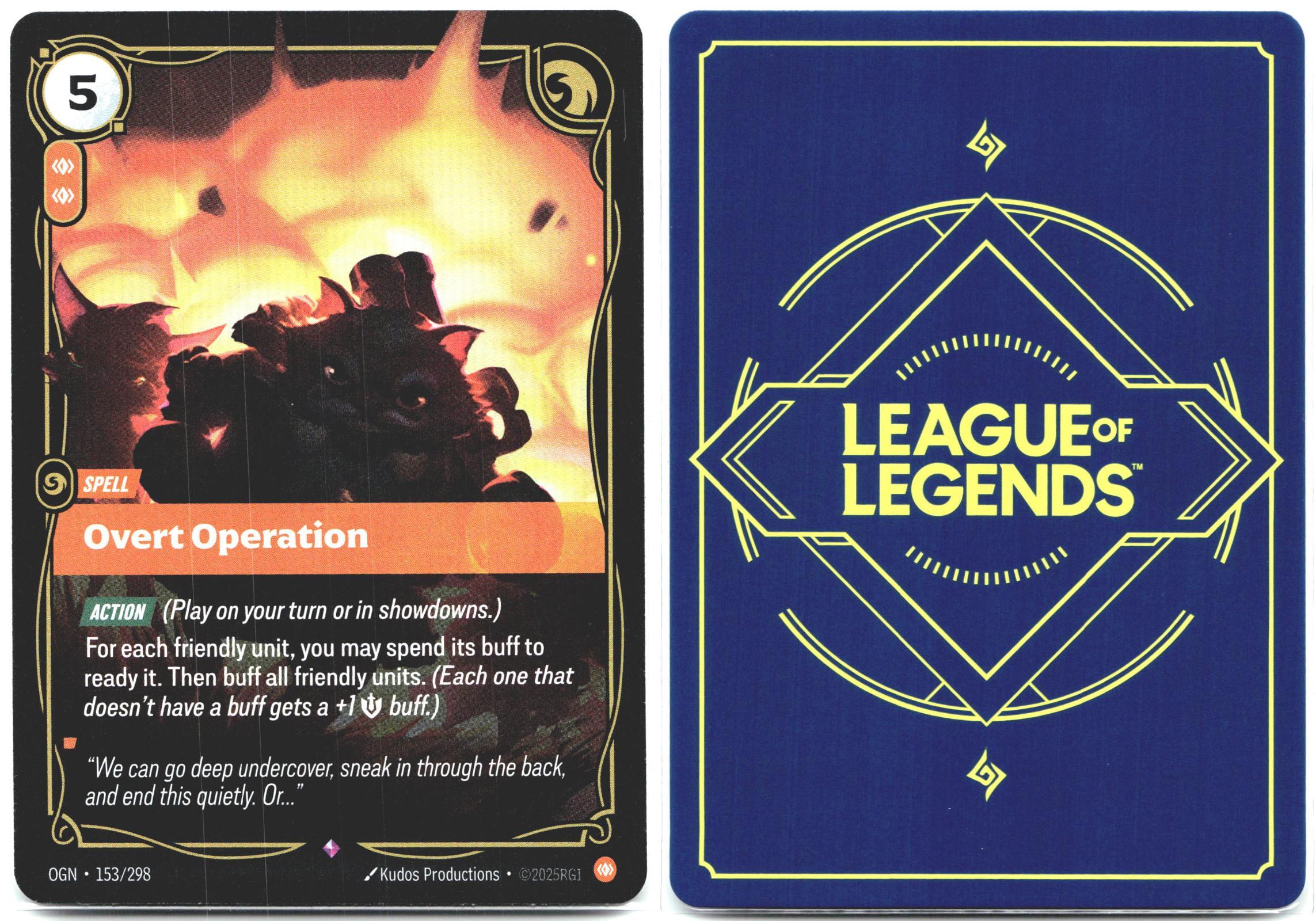 153/298 Overt Operation Foil Origins