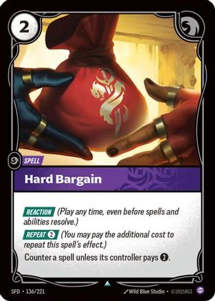 136/221 Hard Bargain Spiritforged