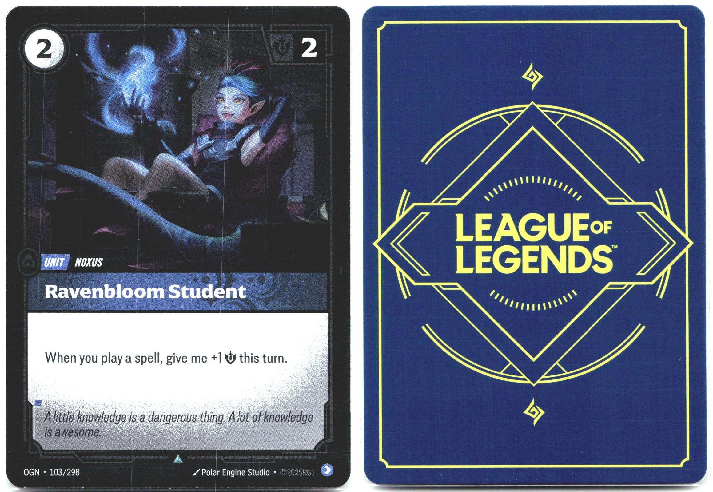 103/298 Ravenbloom Student Foil Origins