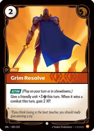 095/219 Grim Resolve Unleashed