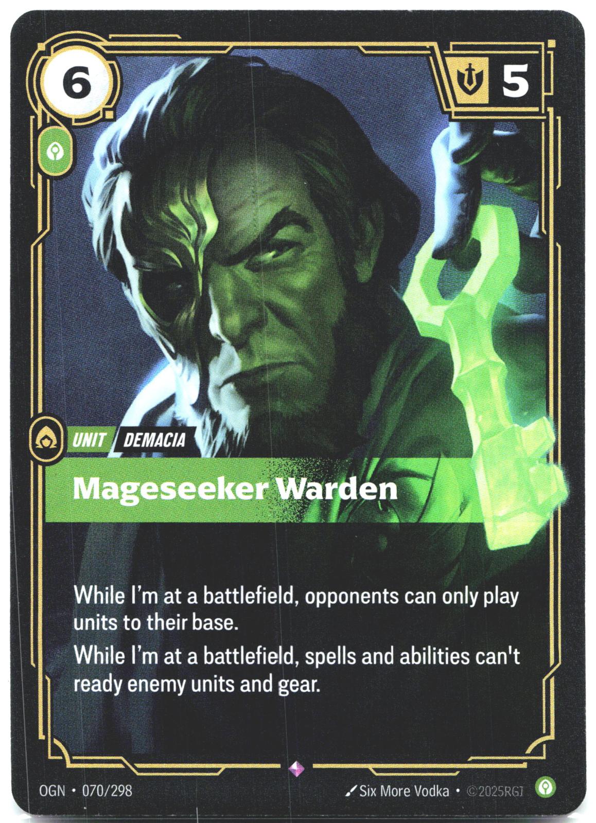 070/298 Mageseeker Warden Foil Origins