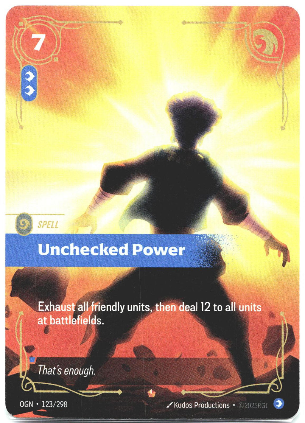 123/298 Unchecked Power Foil Origins