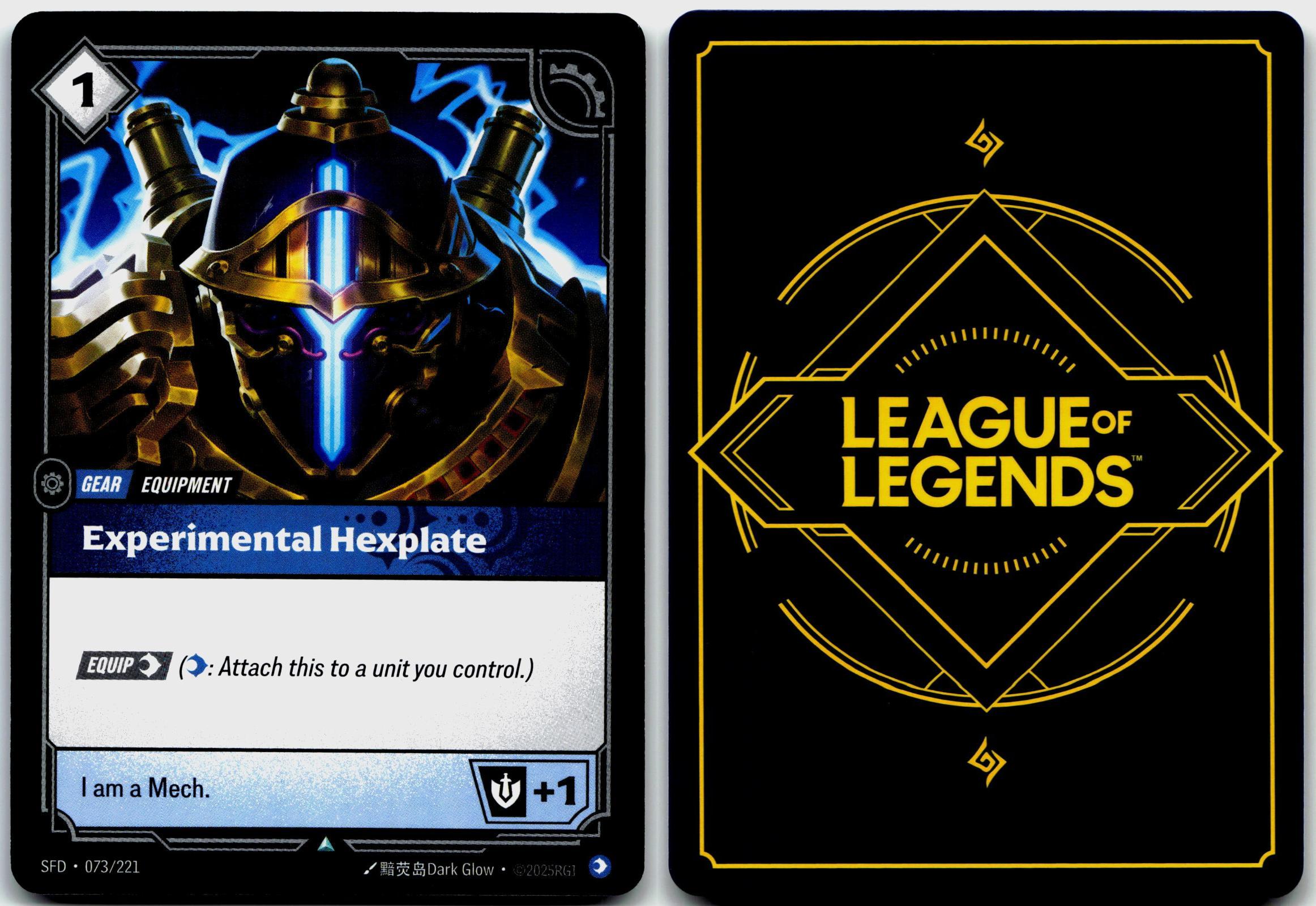 073/221 Experimental Hexplate Spiritforged