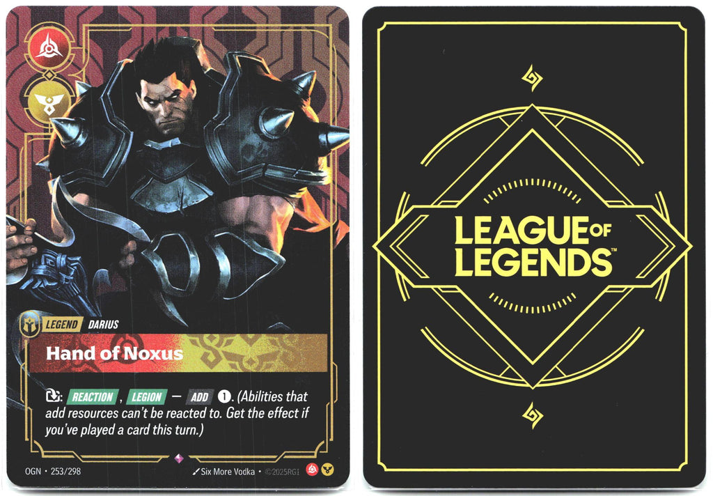 253 Darius Hand of Noxus Foil Origins