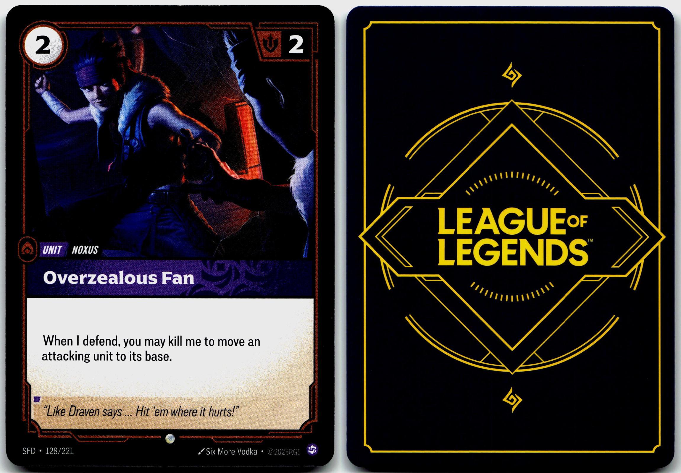 128/221 Overzealous Fan Spiritforged