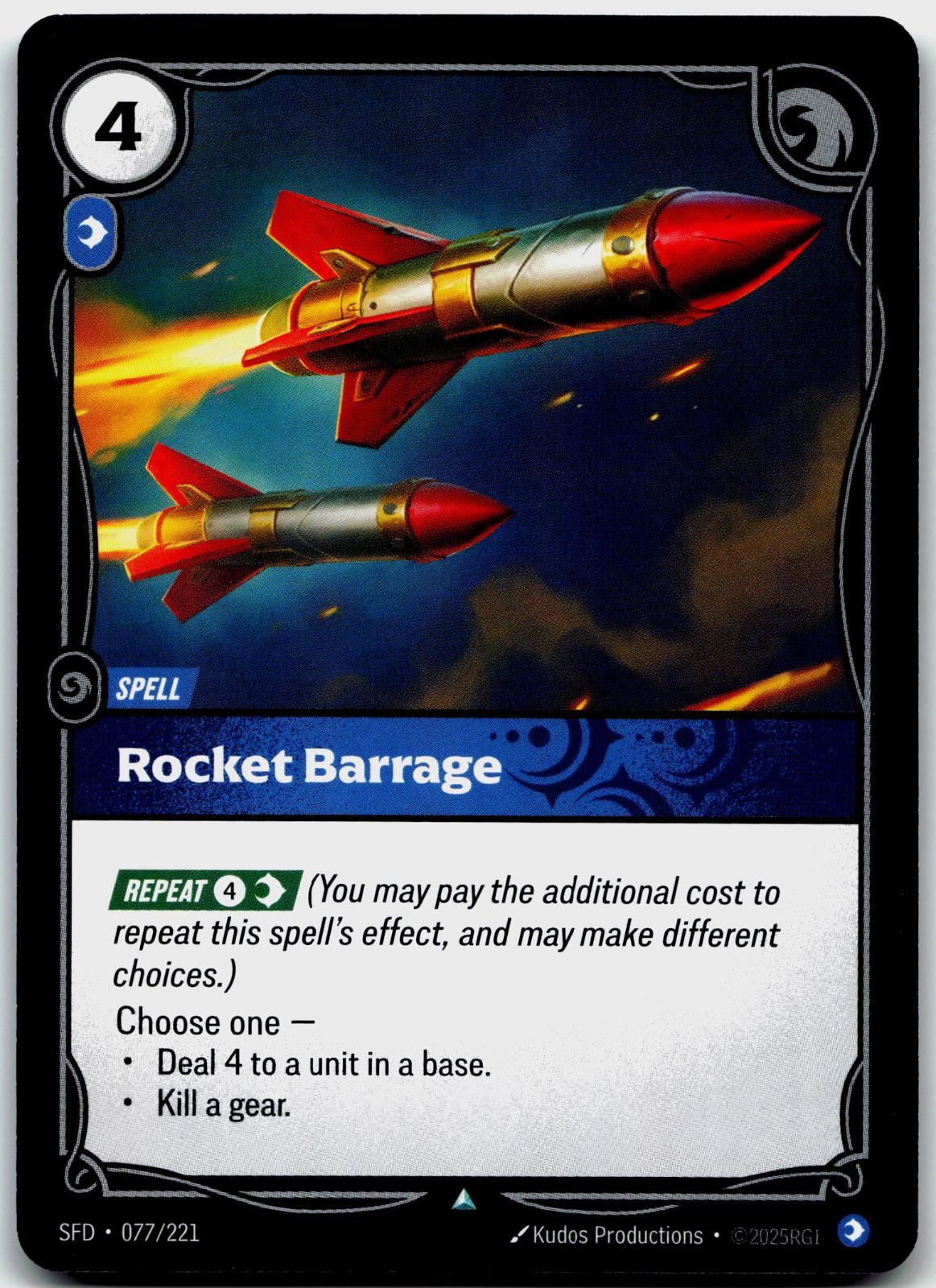 077/221 Rocket Barrage Spiritforged