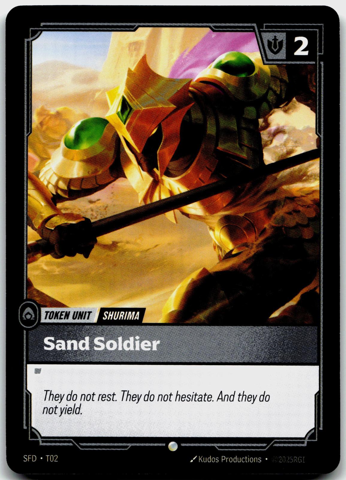 T02 Sand Soldier // Buff Spiritforged