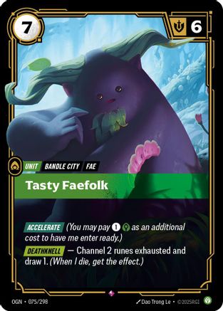 075/298 Tasty Faefolk Foil Origins