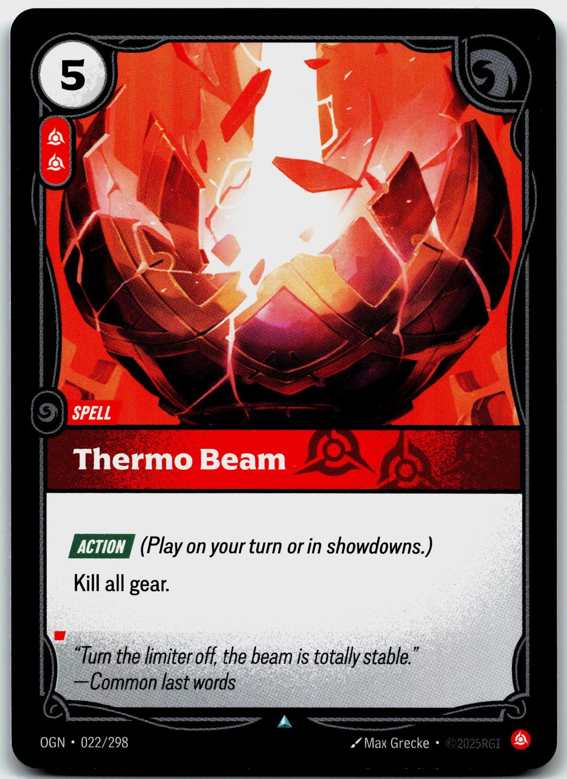 022/298 Thermo Beam Origins