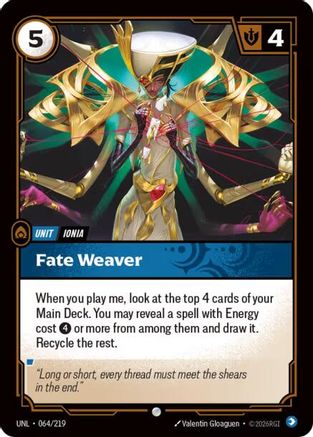 064/219 Fate Weaver Unleashed