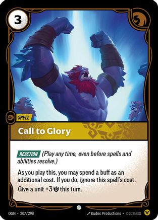 207/298 Call to Glory Origins