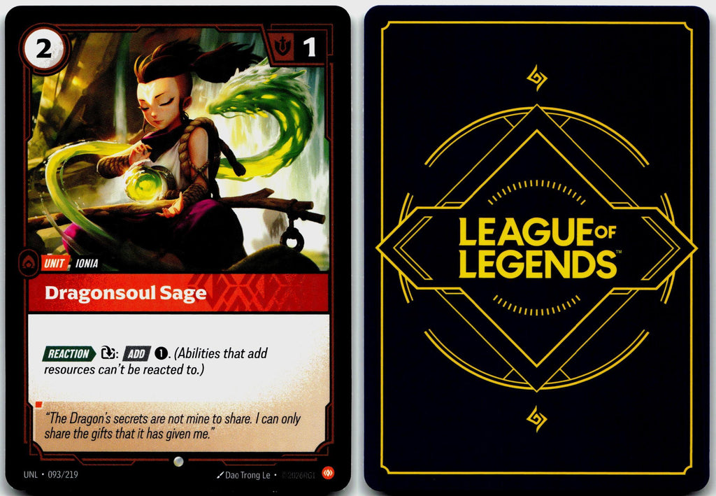 093/219 Dragonsoul Sage Unleashed