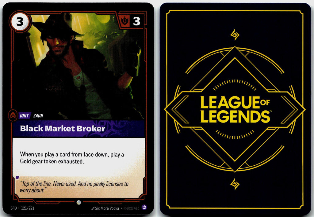 121/221 Black Market Broker Spiritforged