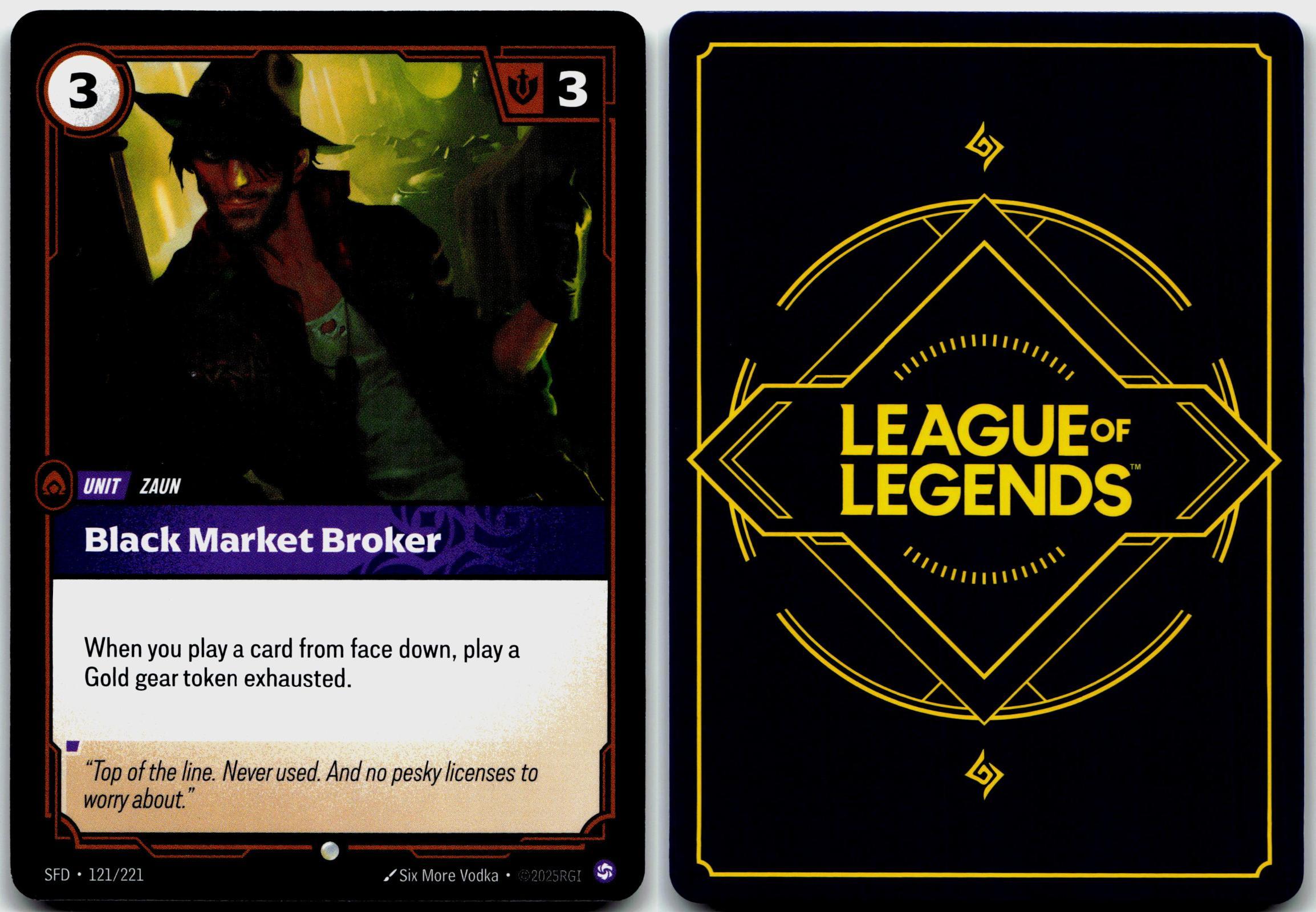 121/221 Black Market Broker Spiritforged