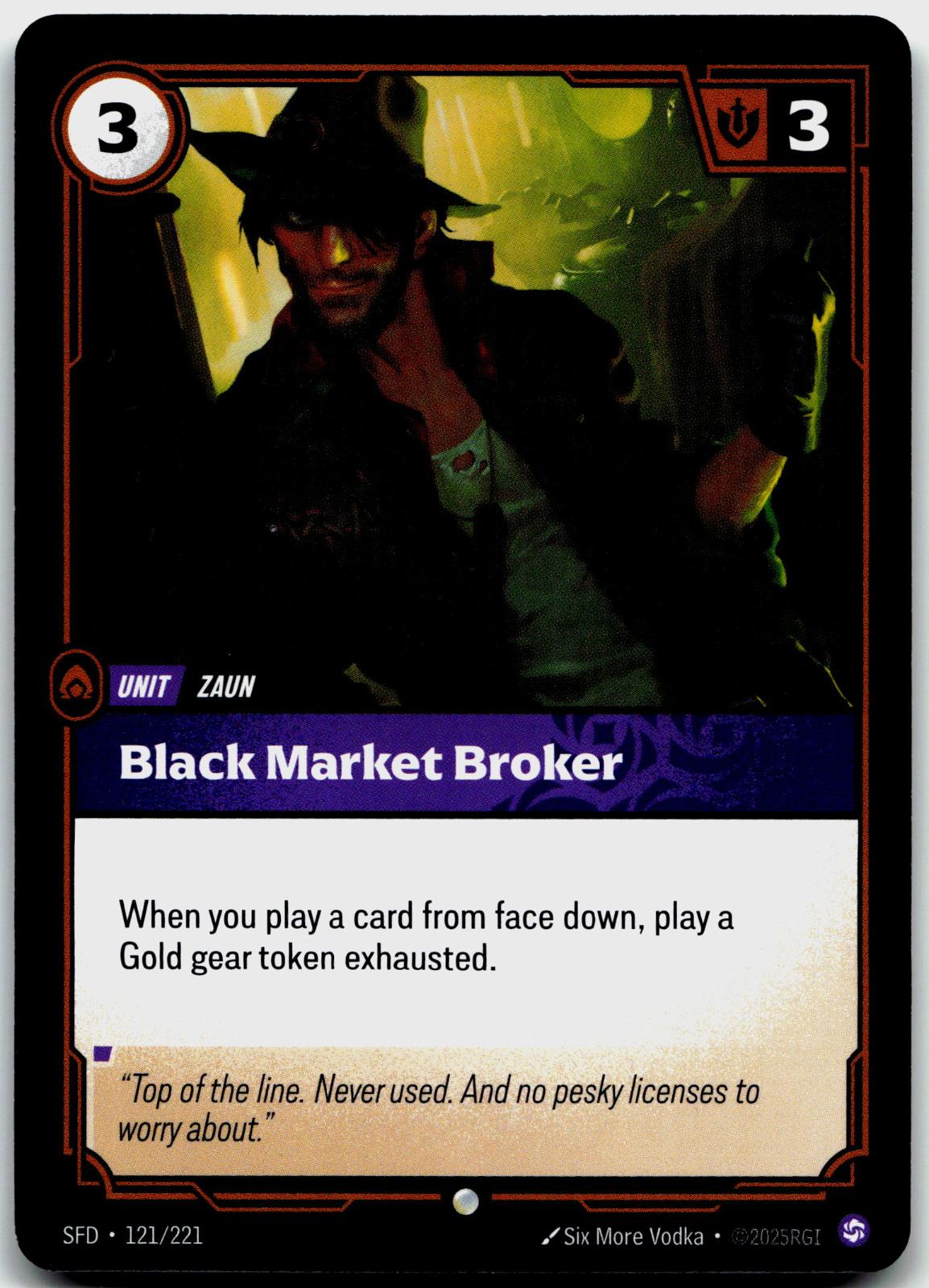 121/221 Black Market Broker Spiritforged
