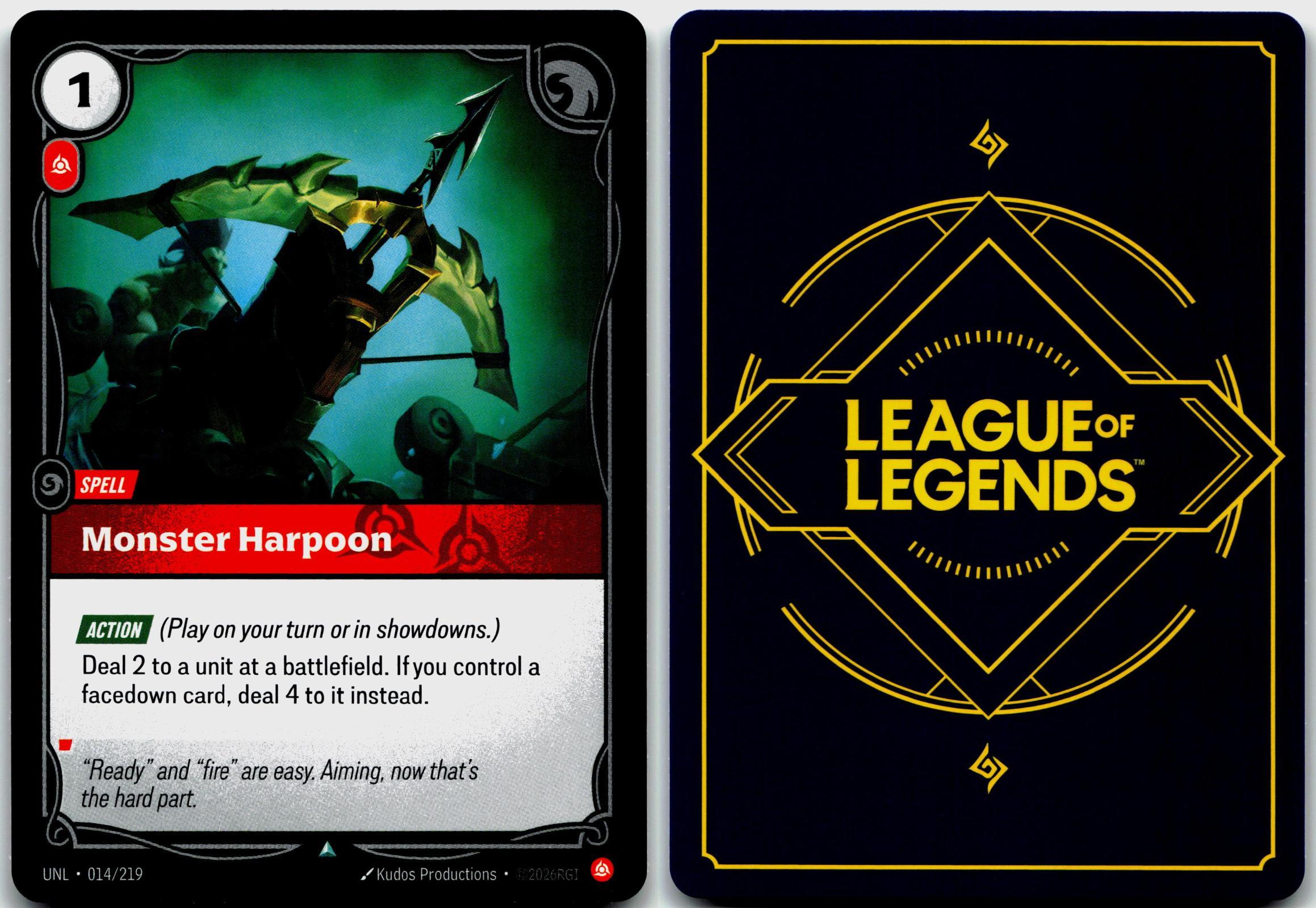 014/219 Monster Harpoon Unleashed