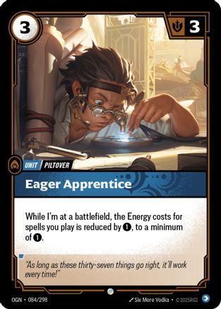 084/298 Eager Apprentice Origins