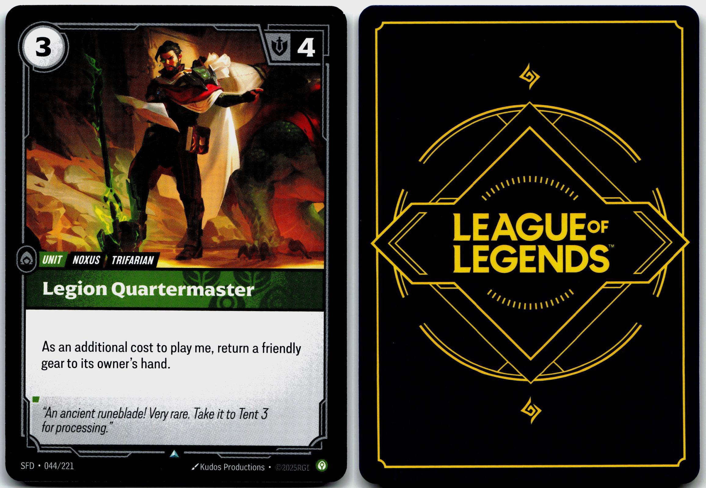 044/221 Legion Quartermaster Spiritforged