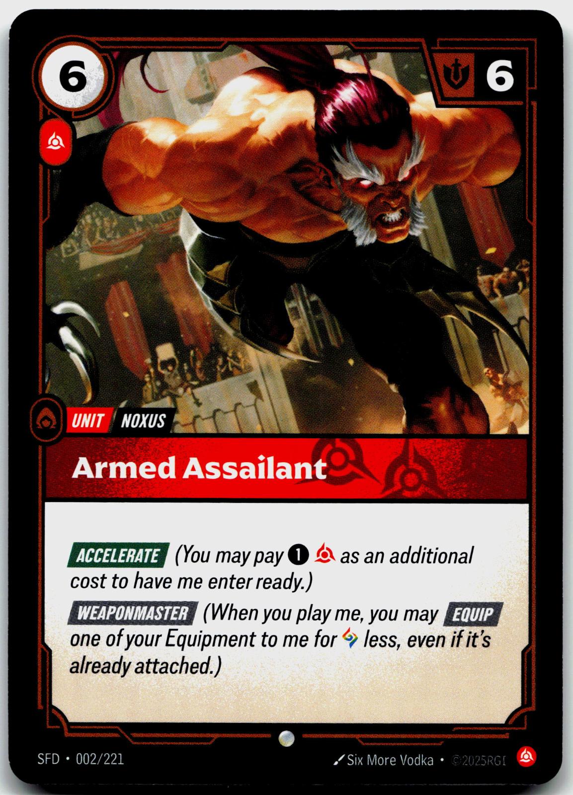 002/221 Armed Assailant Spiritforged
