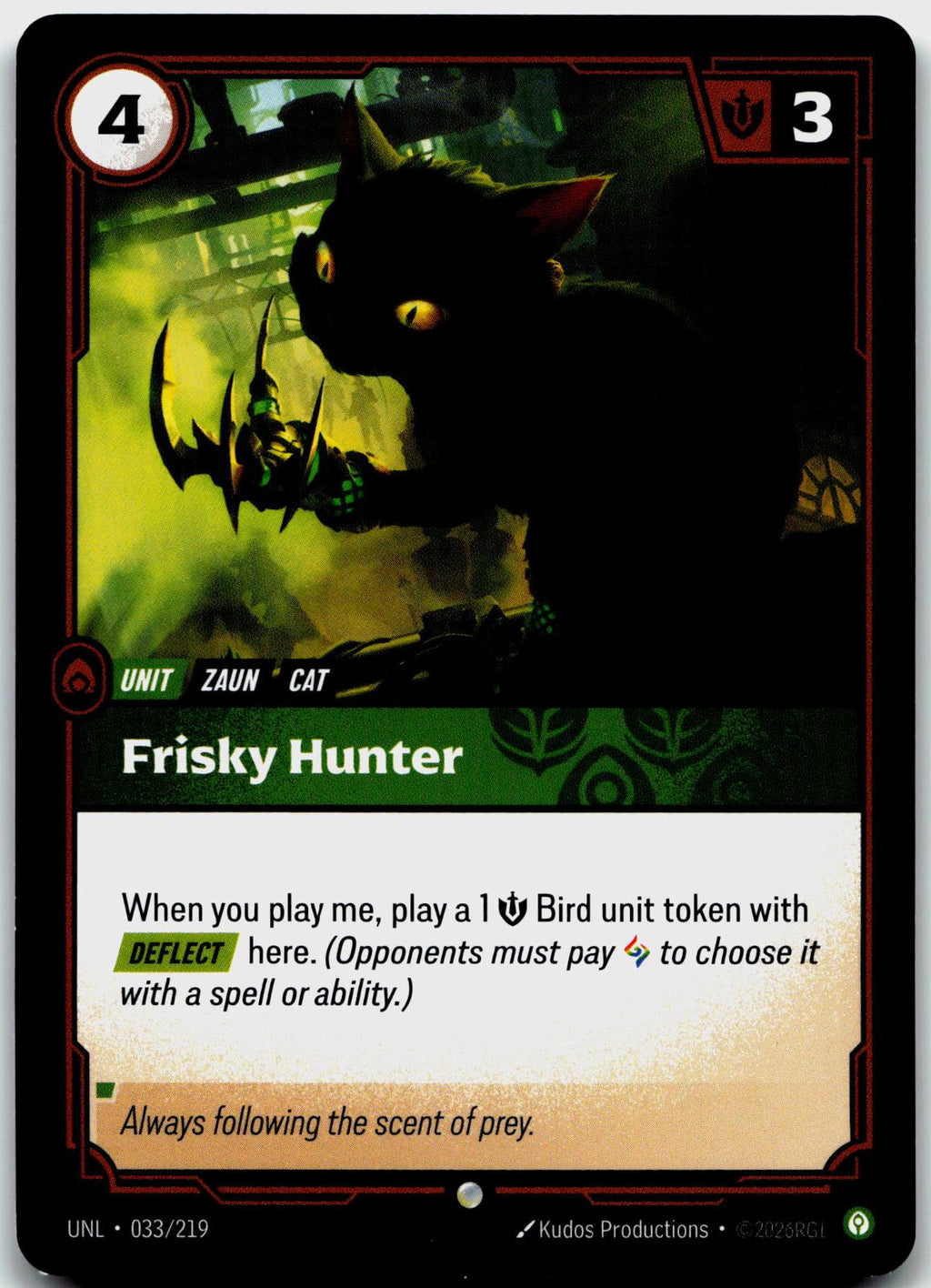 033/219 Frisky Hunter Unleashed
