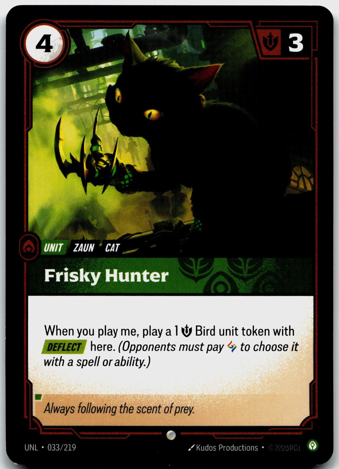 033/219 Frisky Hunter Unleashed