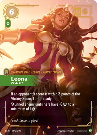 079/298 Leona - Zealot Foil Origins