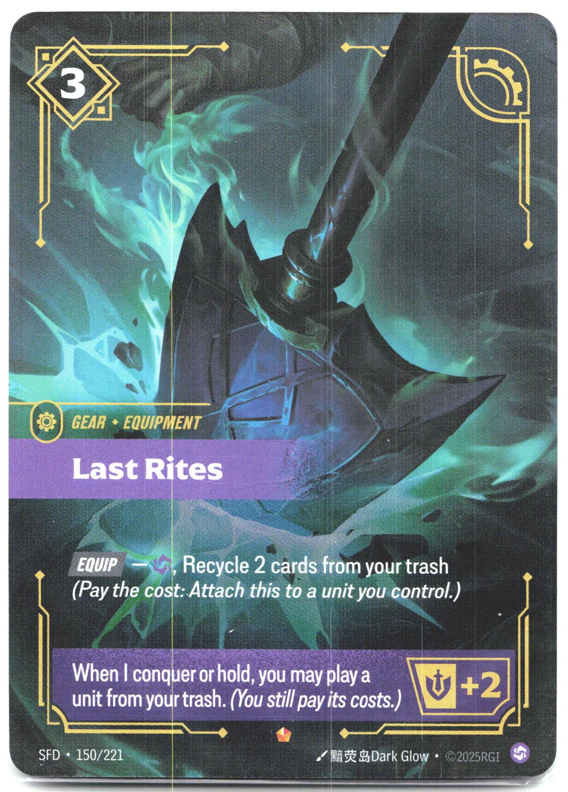 150/221 Last Rites Foil Spiritforged
