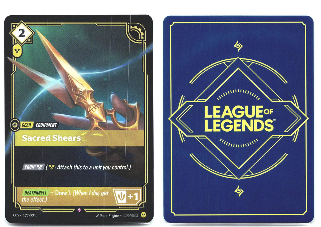 172/221 Sacred Shears Foil Spiritforged
