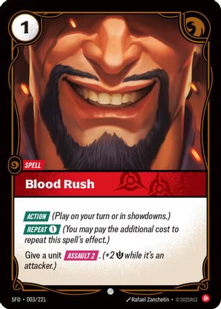 003/221 Blood Rush Spiritforged