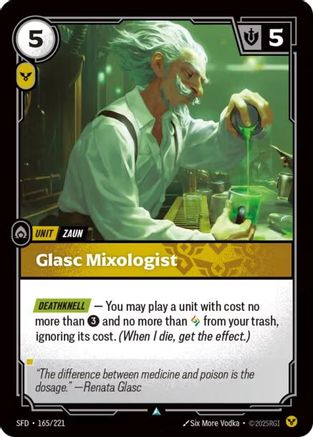 165/221 Glasc Mixologist Spiritforged