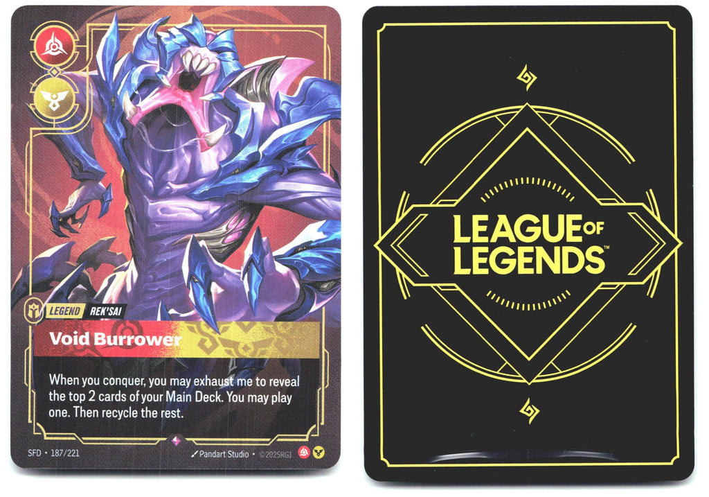 187/221 Rek'sai - Void Burrower Foil Spiritforged