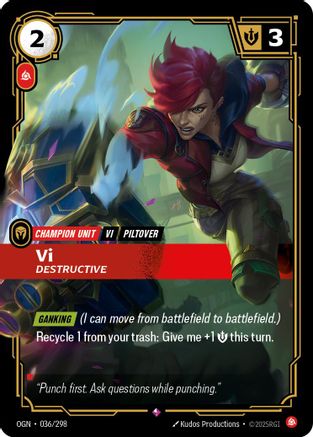 036/298 Vi - Destructive Foil Origins
