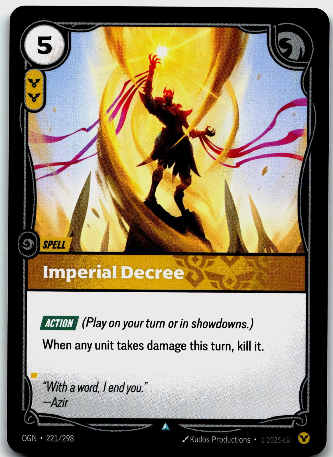 221/298 Imperial Decree Origins