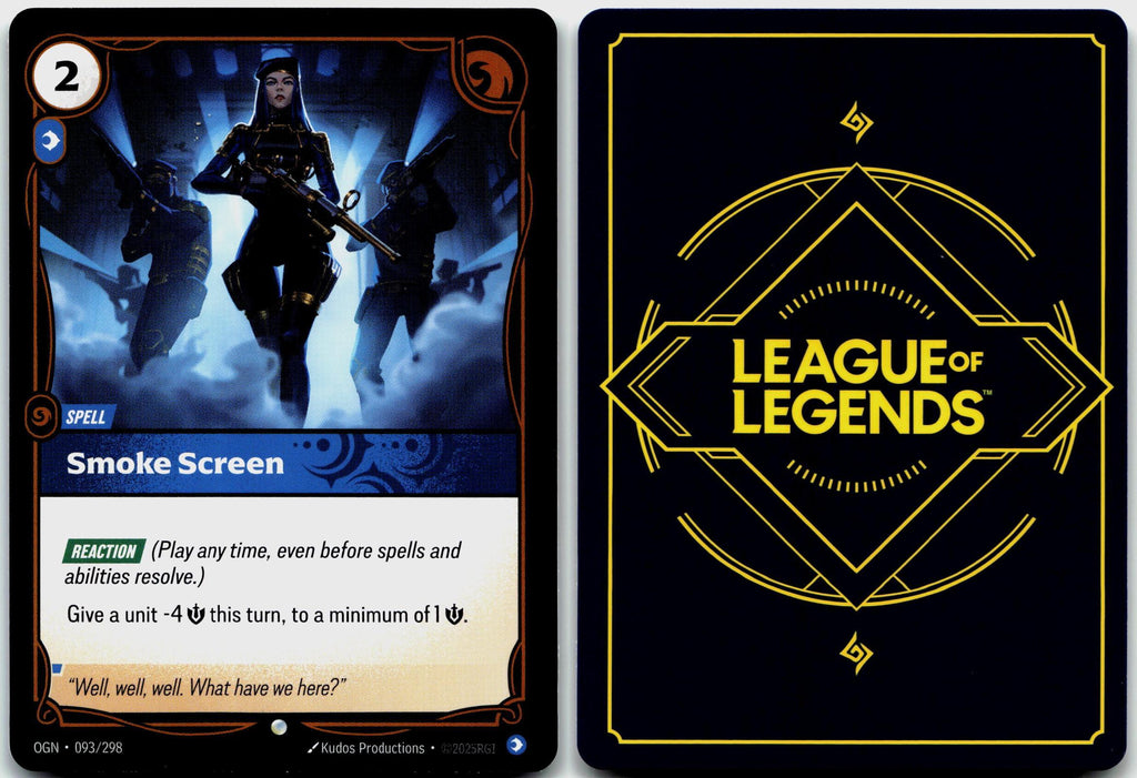 093/298 Smoke Screen Origins