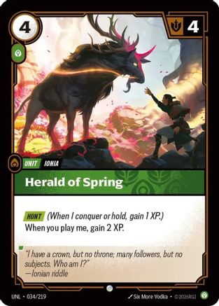 034/219 Herald of Spring Unleashed