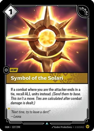 227/298 Symbol of the Solari Origins