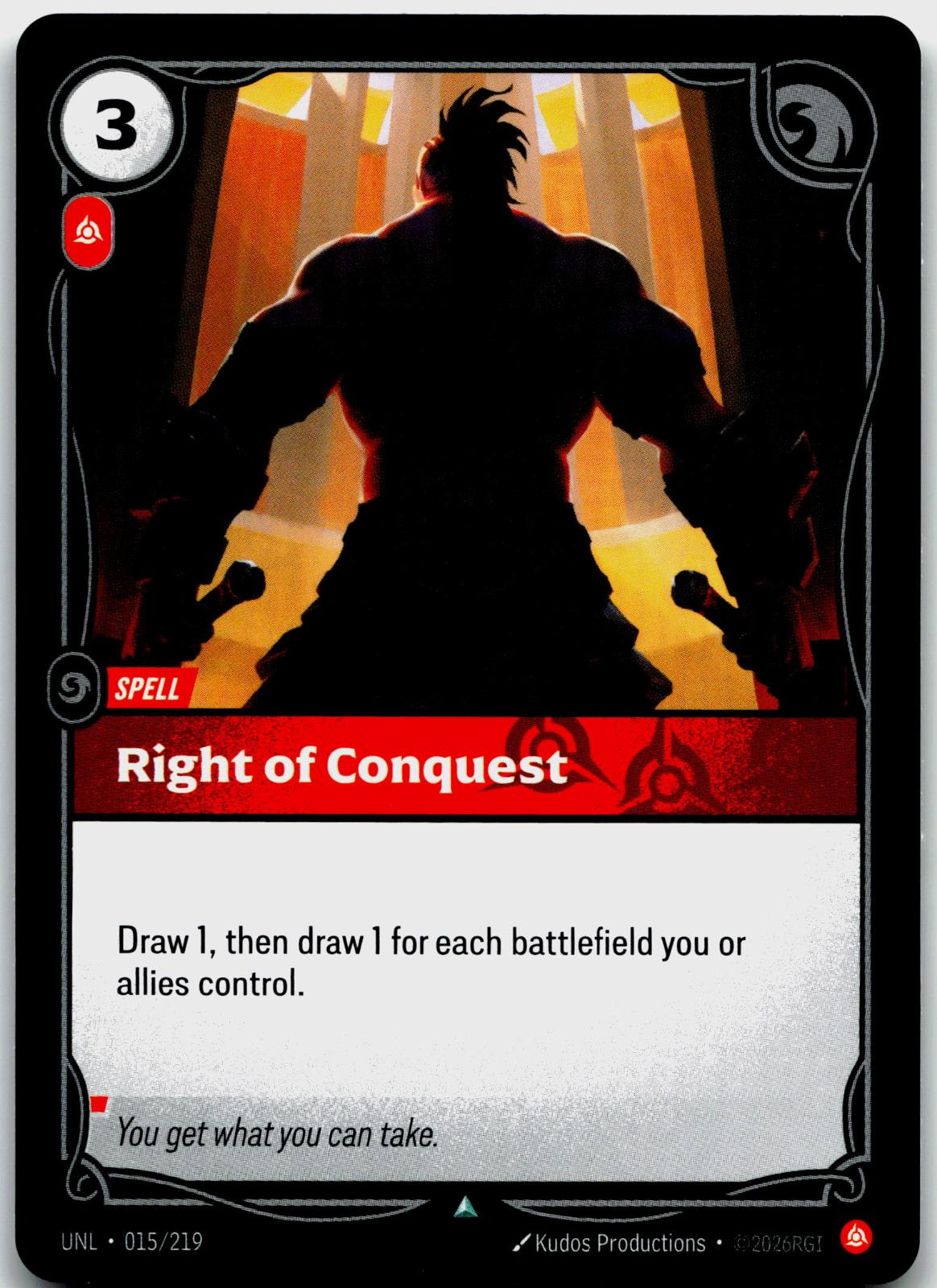 015/219 Right of Conquest Unleashed