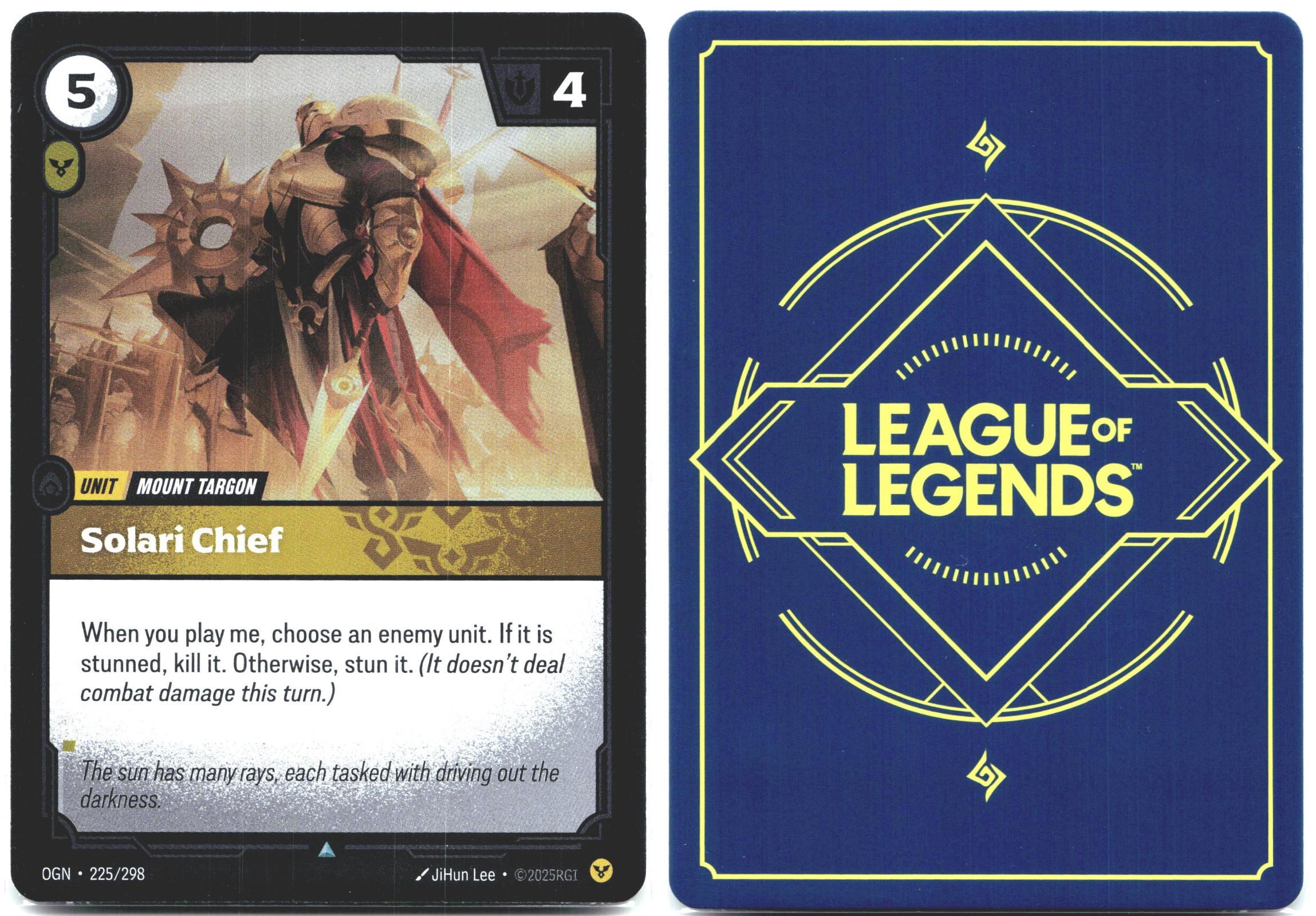 225/298 Solari Chief Foil Origins