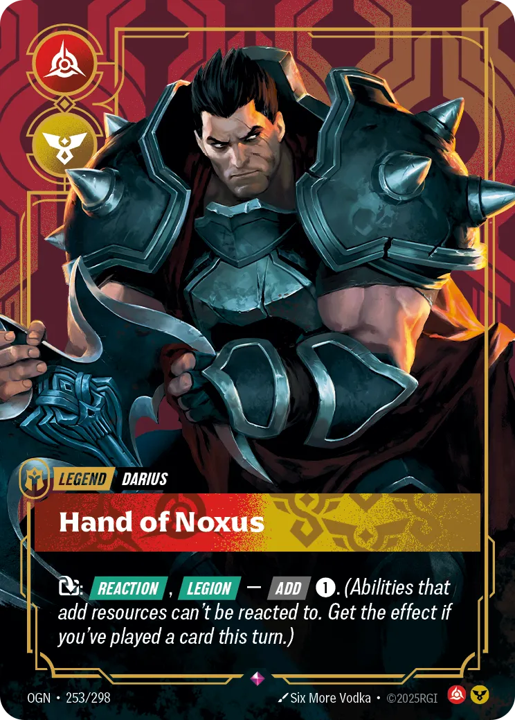 253 Darius Hand of Noxus Foil Origins