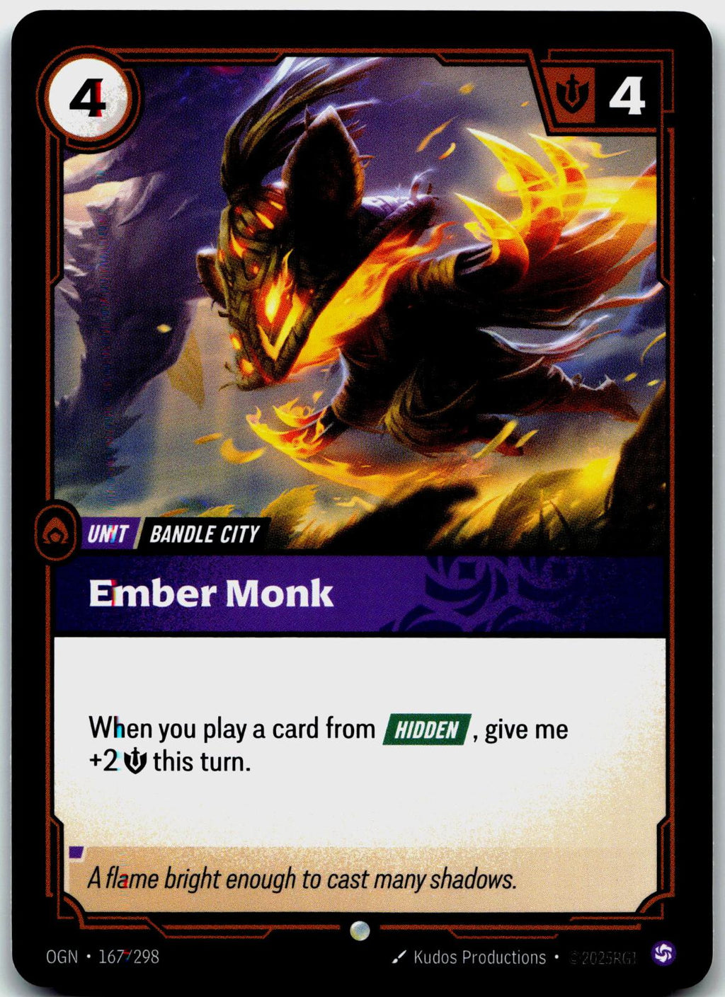 167/298 Ember Monk Origins