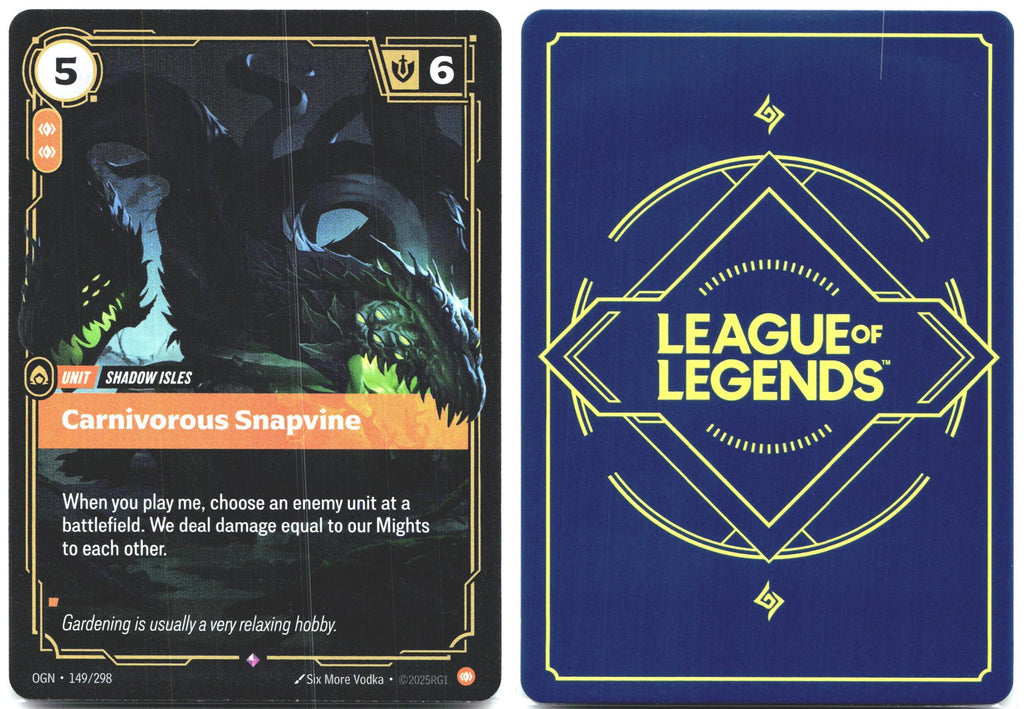 149/298 Carnivorous Snapvine Foil Origins