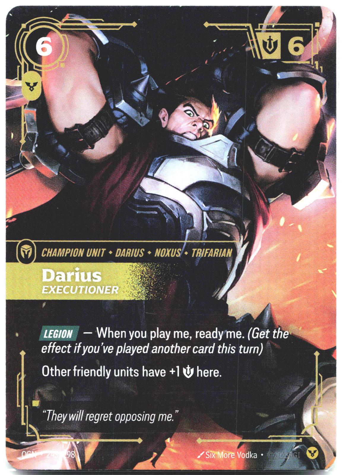 243/298 Darius - Executioner Foil Origins